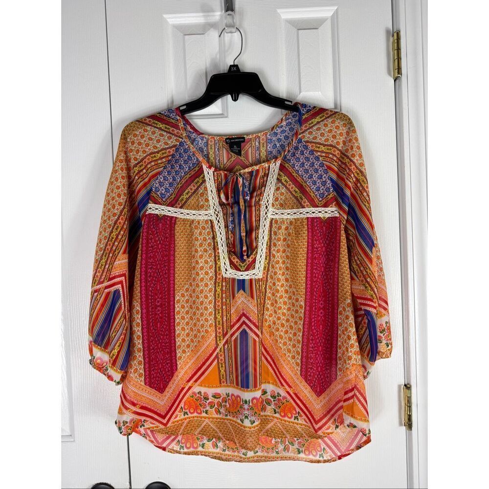New Directions Womens Blouse Size XL